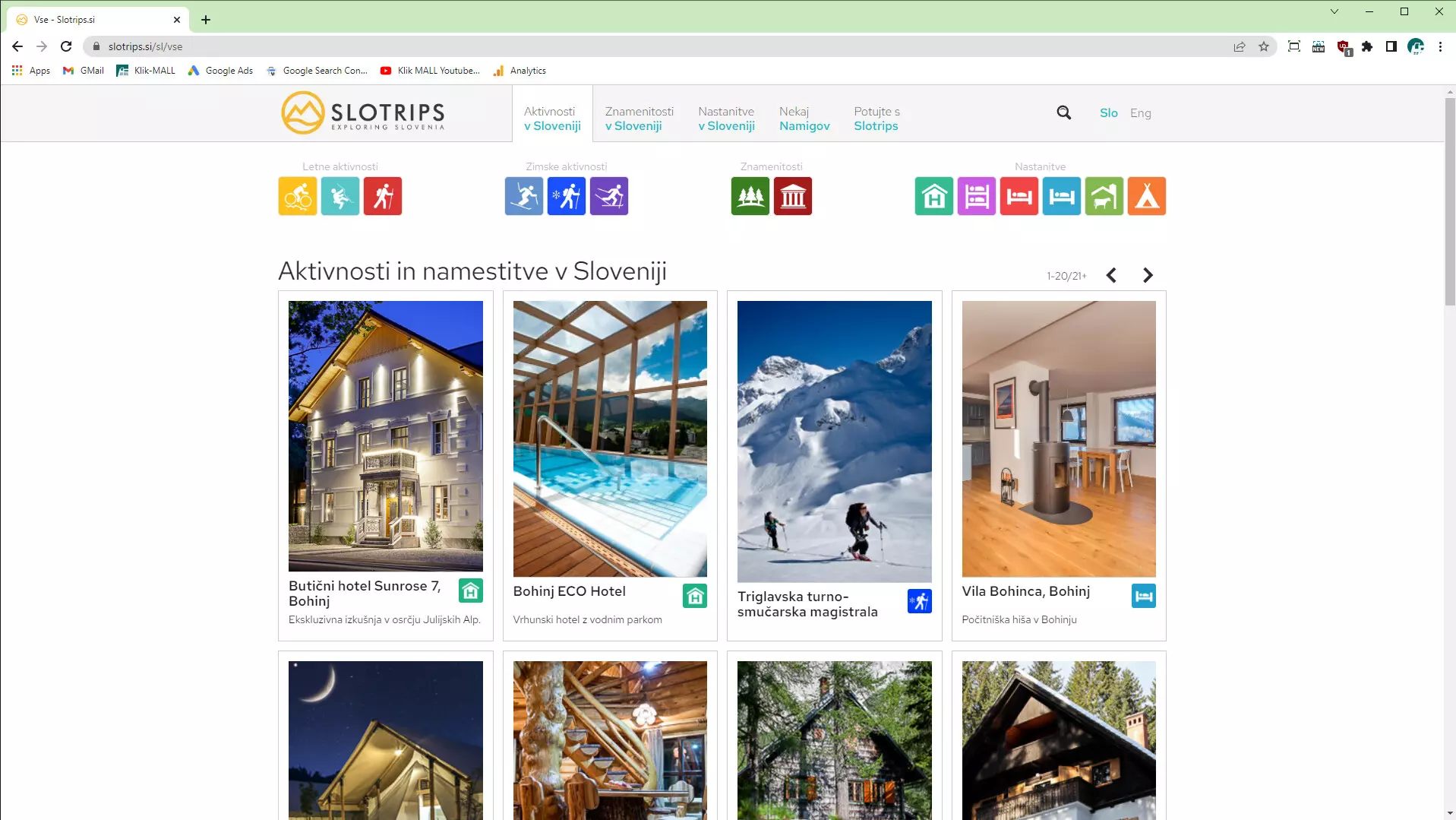 Potem: Seznam aktivnosti 